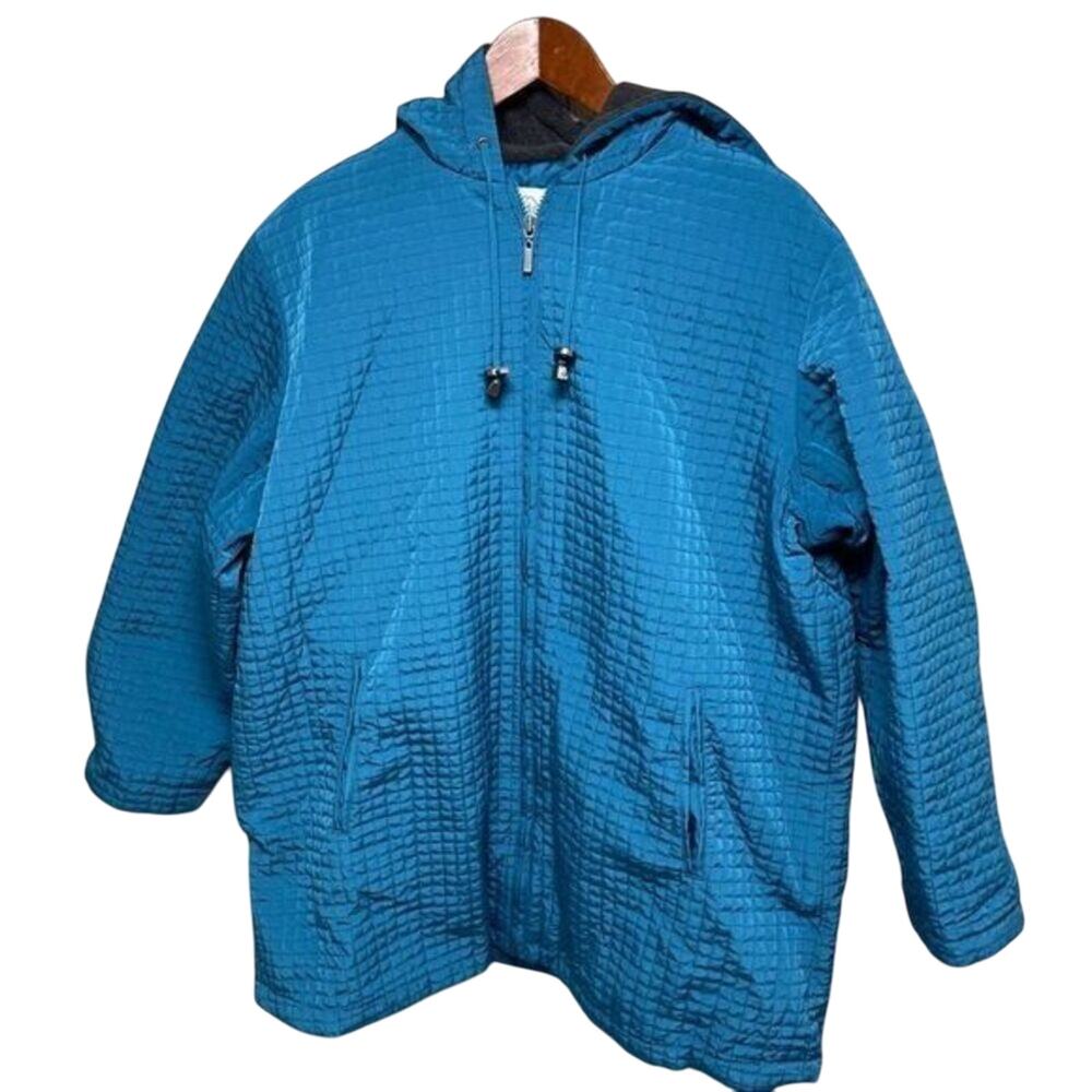 Willow Lane Women’s Coat sz L Quilted Hood # H835-D